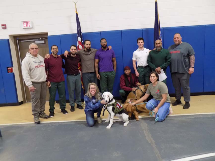 Graduation of Dogs from Collins Correctional Facility